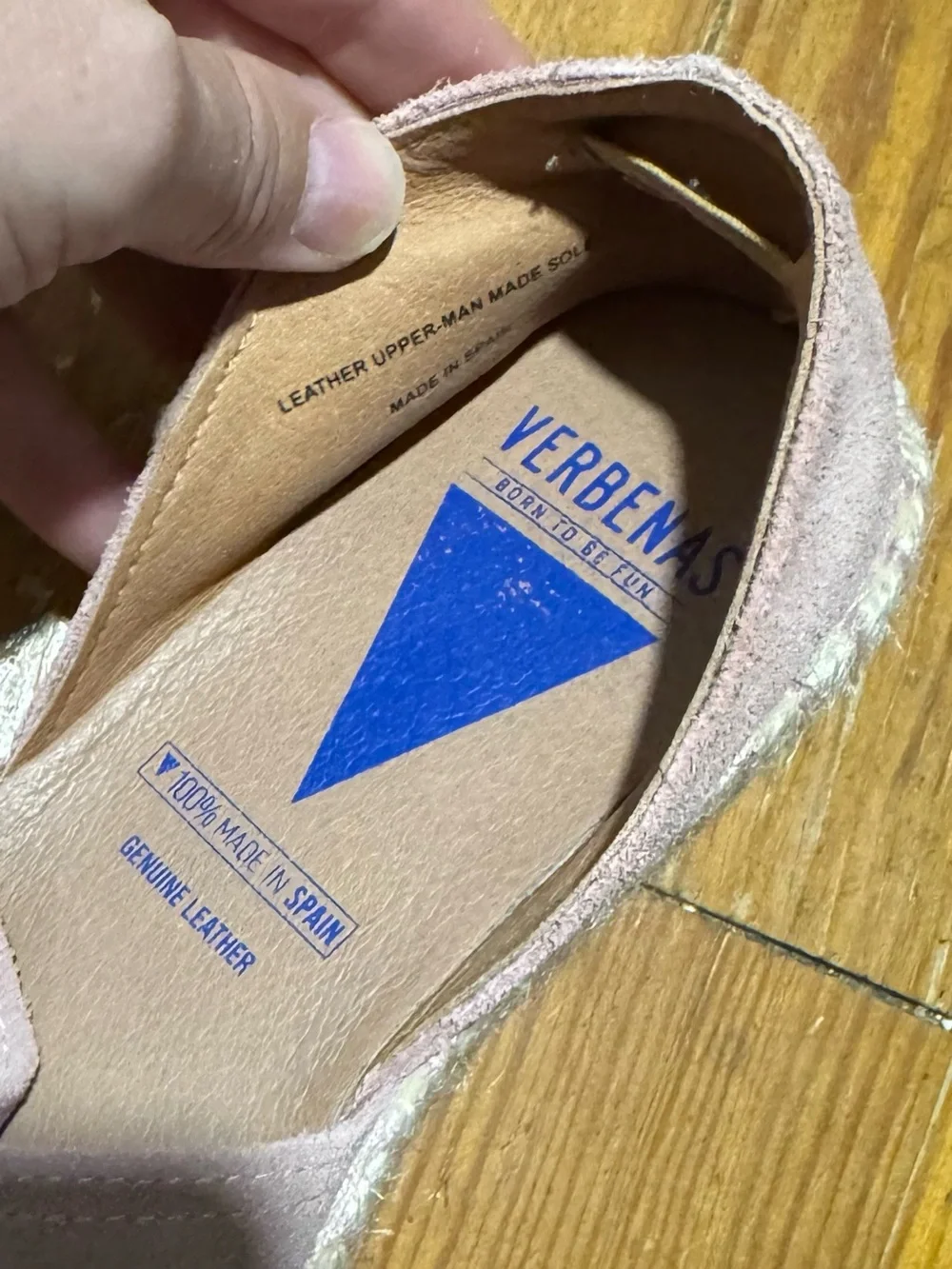 Verbenas Made In Spain Genuine Leather Slip-ons
